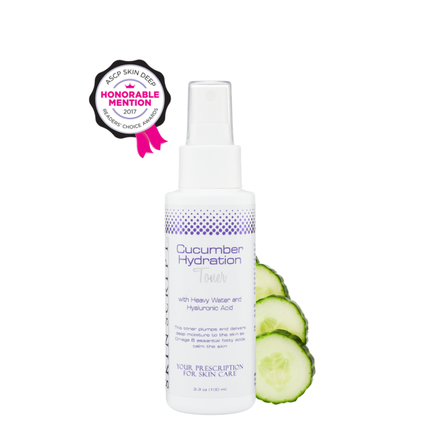 Skin Script Cucumber Hydration Toner is a soothing toner that improves cellular functions and the absorption of serums and moisturizers.