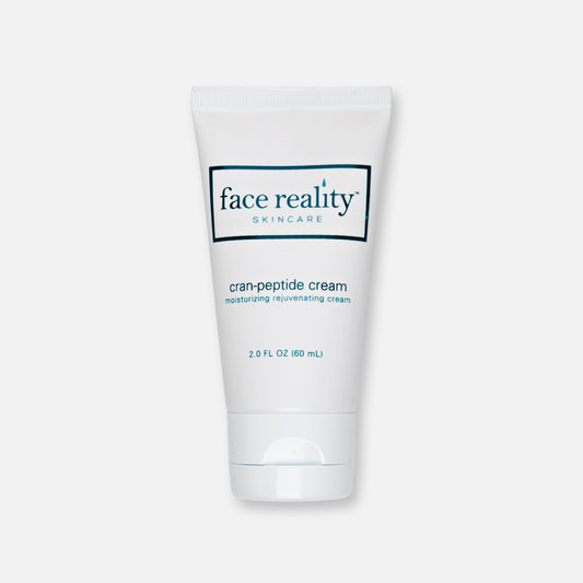 Face Reality Cran-Peptide Cream is a rich and soothing acne-safe moisturizer with potent anti-aging qualities. Cranberry Fruit Extract nourishes and purifies, while Matryxl Sunth'6 aids in wound repair.